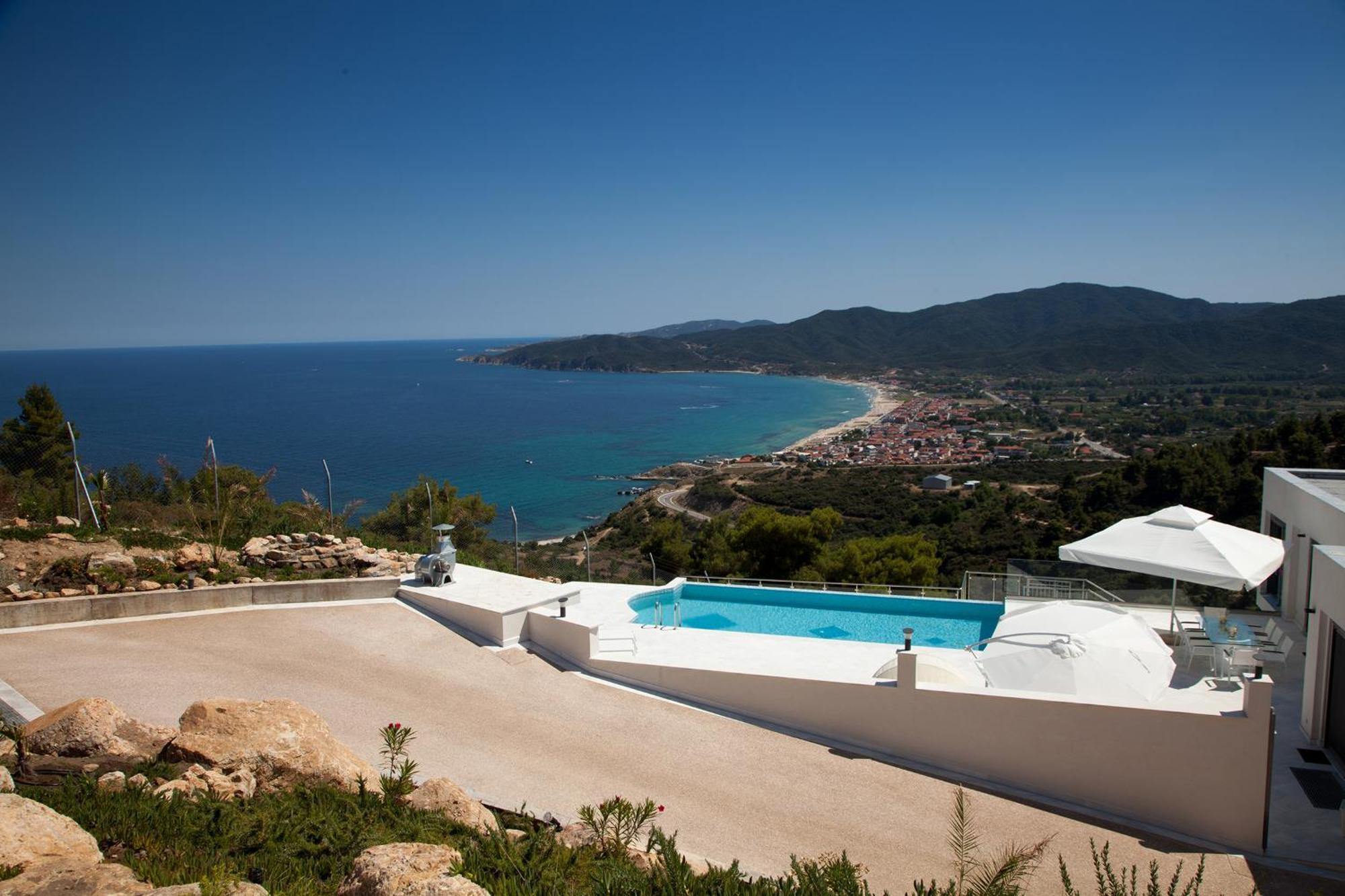 Villa White Pearl Sarti Buitenkant foto